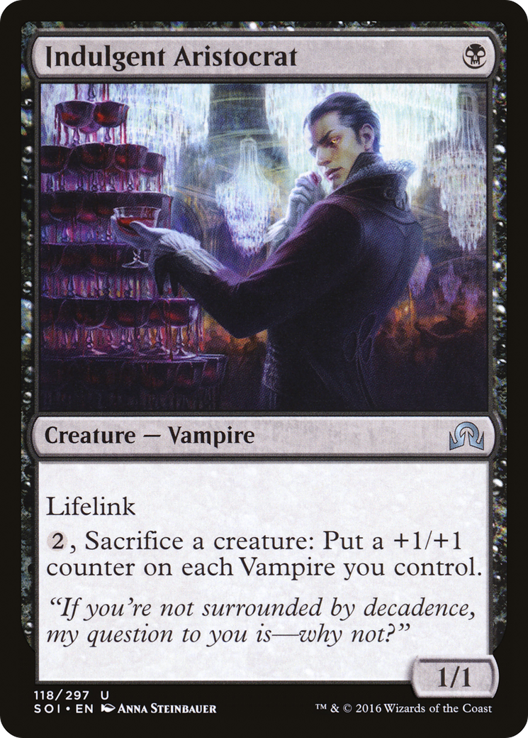 Image of Indulgent Aristocrat (SOI-118) - Shadows over Innistrad