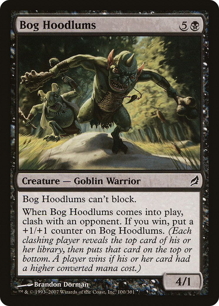 Image of Bog Hoodlums (LRW-100) - Lorwyn Foil