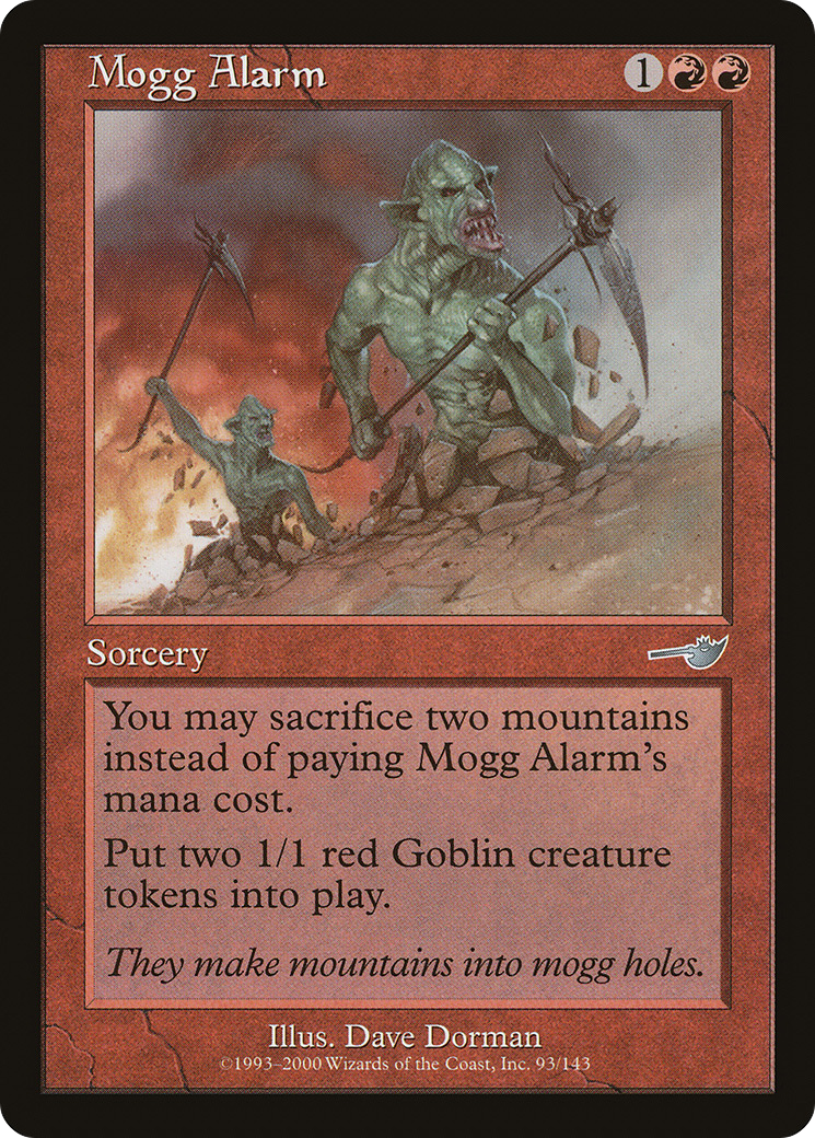 Image of Mogg Alarm (NMS-093) - Nemesis Foil