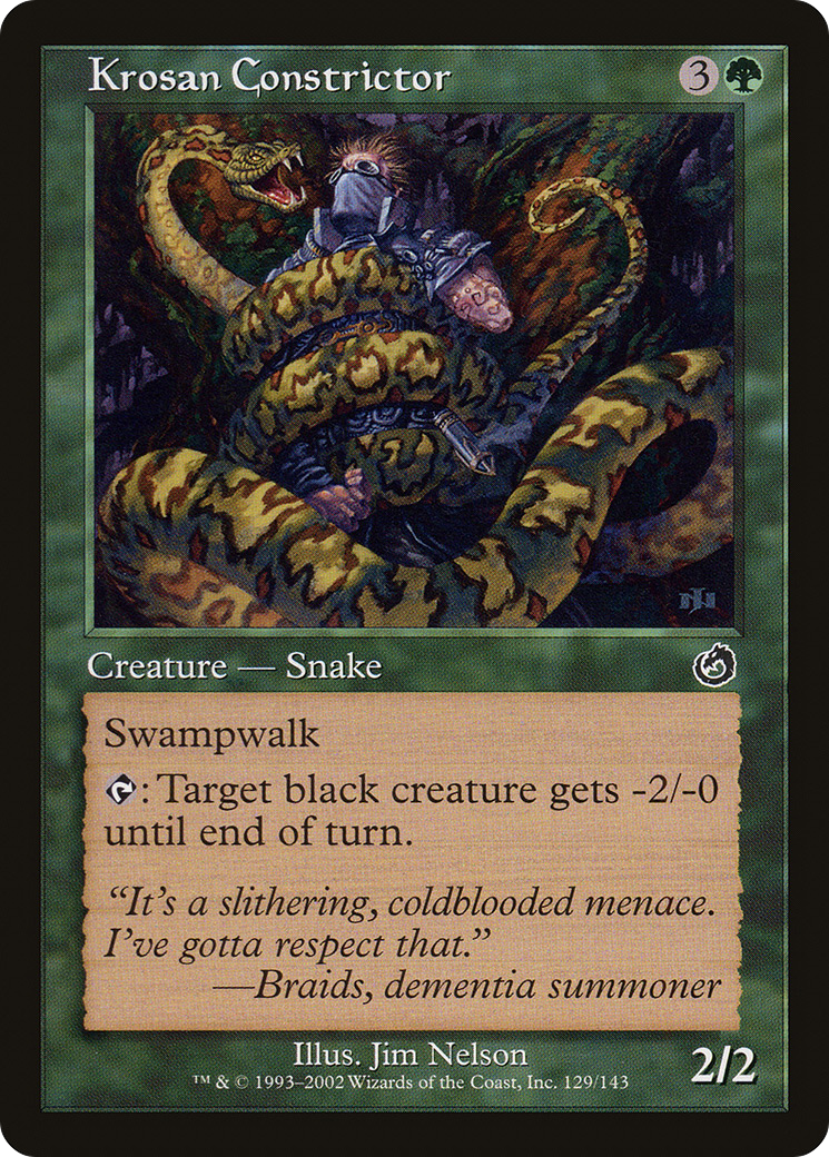 Image of Krosan Constrictor (TOR-129) - Torment