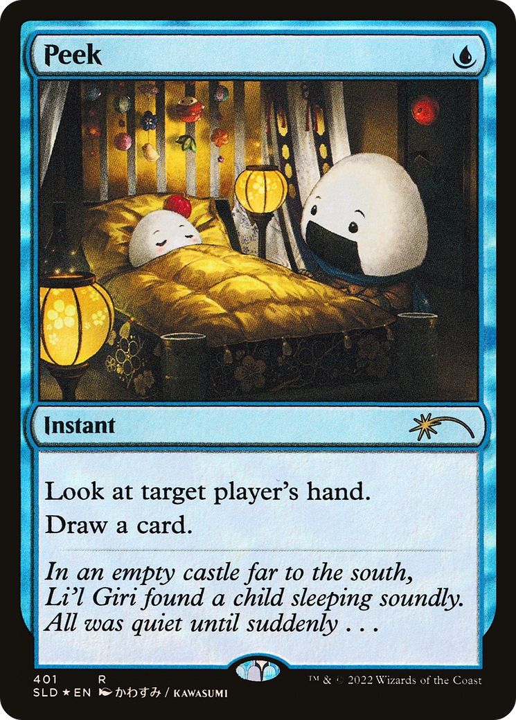 Image of Peek (SLD-401) - Secret Lair Drop Foil