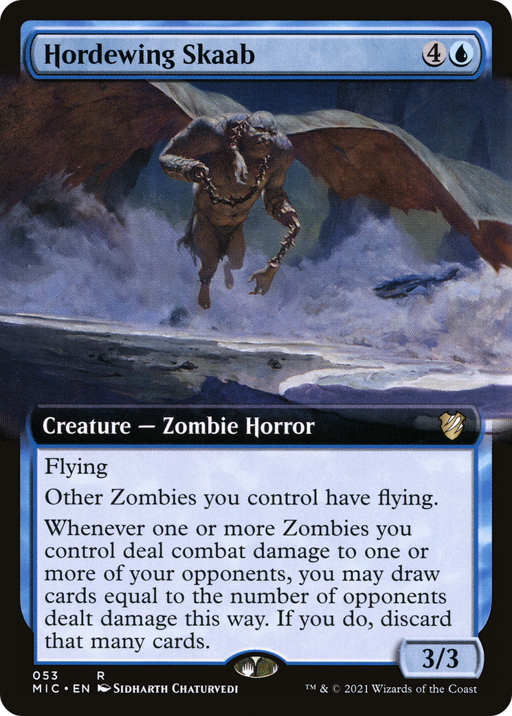 Image of Hordewing Skaab (Extended Art) (MIC-053) - Midnight Hunt Commander: (Extended Art)