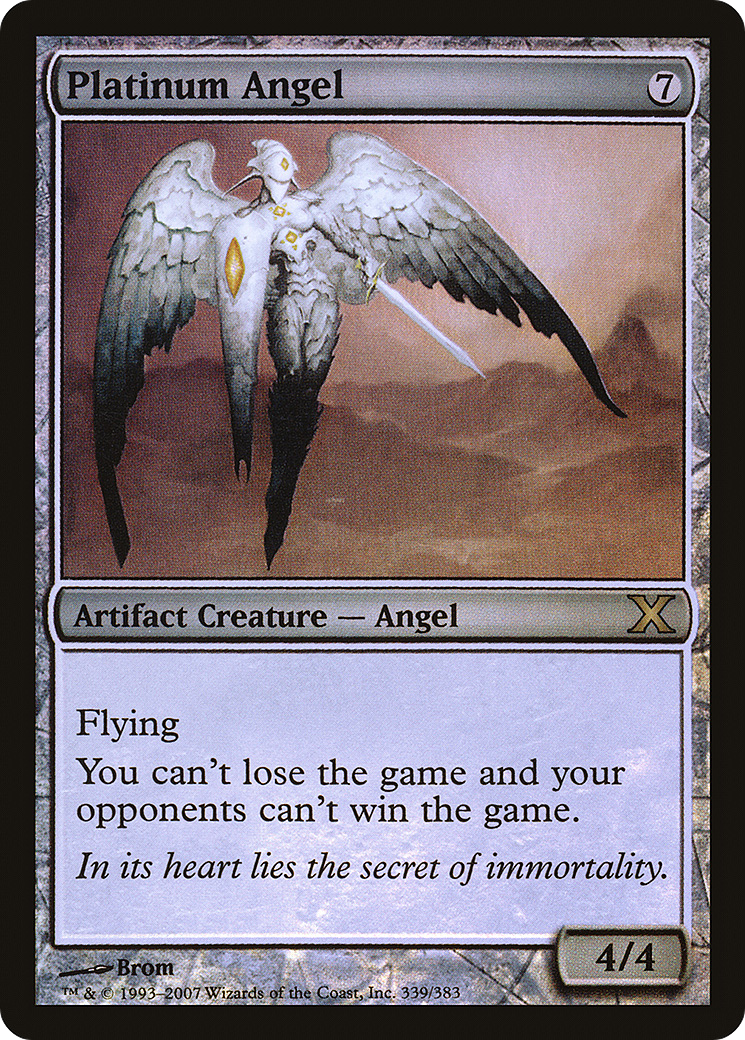 Image of Platinum Angel (10E-339★) - Tenth Edition Foil