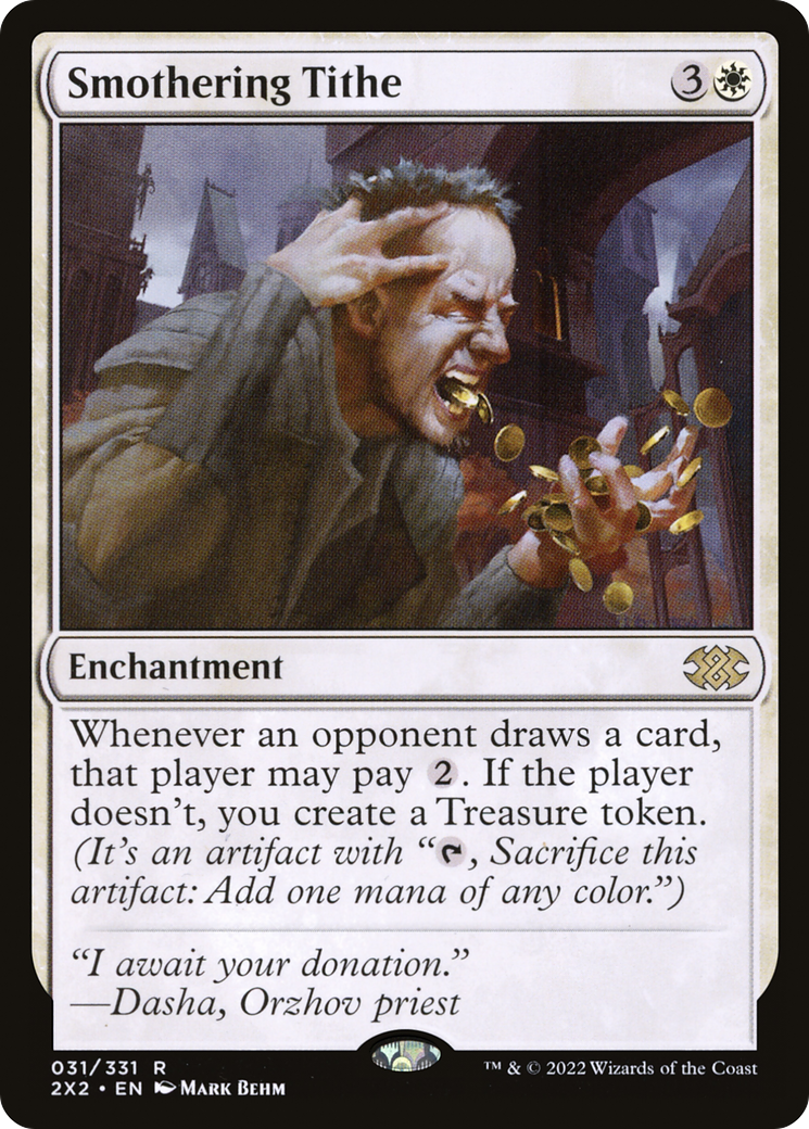 Image of Smothering Tithe (2X2-031) - Double Masters 2022 Foil