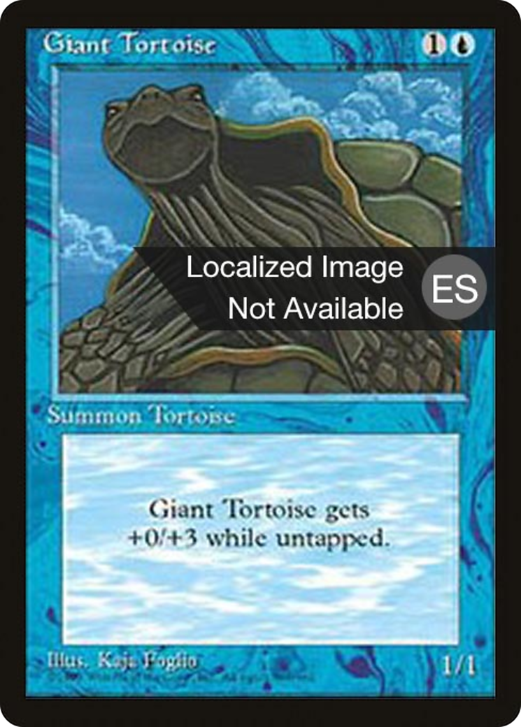 Image of Giant Tortoise (4BB-) - Fourth Edition Foreign Black Border