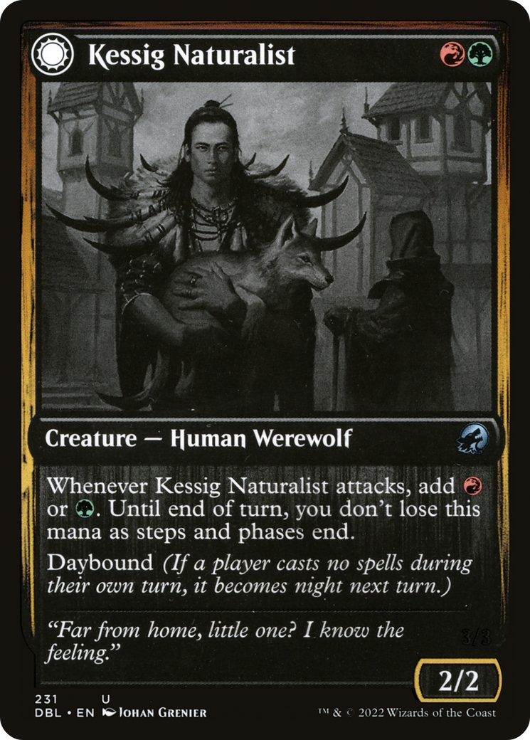 Image of Kessig Naturalist (DBL-231) - Innistrad: Double Feature: (Double Faced Transform)