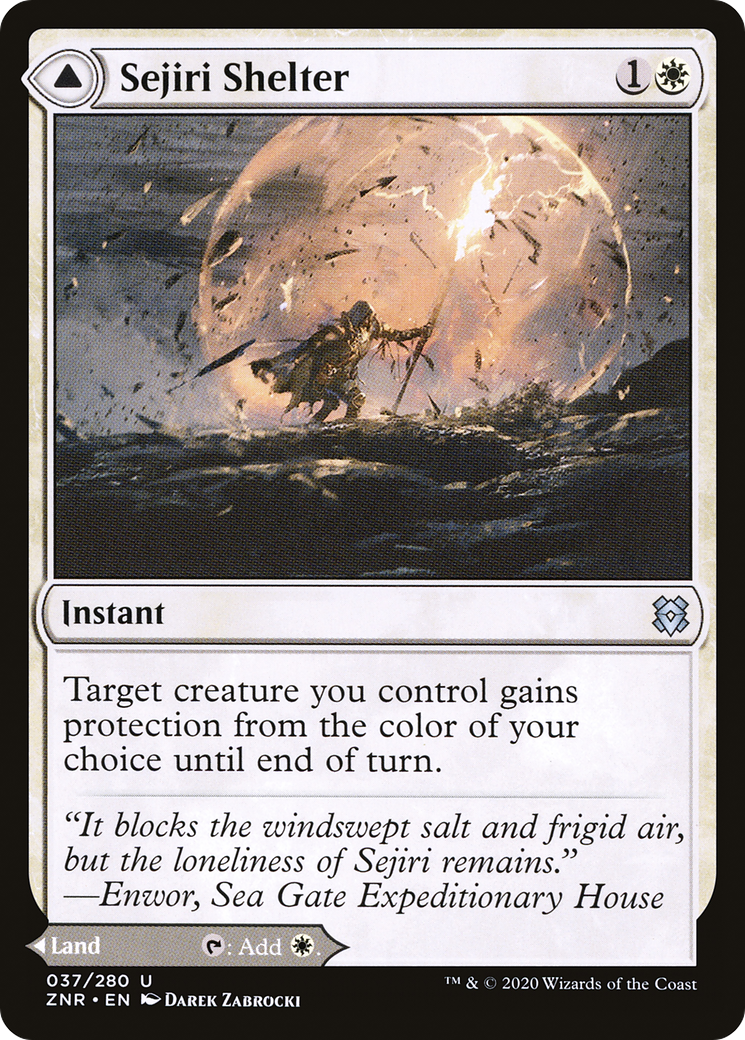 Image of Sejiri Shelter (ZNR-037) - Zendikar Rising