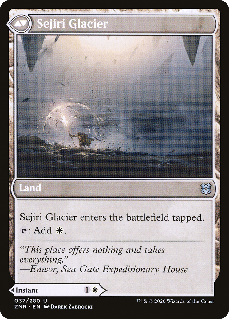 Image of Sejiri Shelter (ZNR-037) - Zendikar Rising Foil