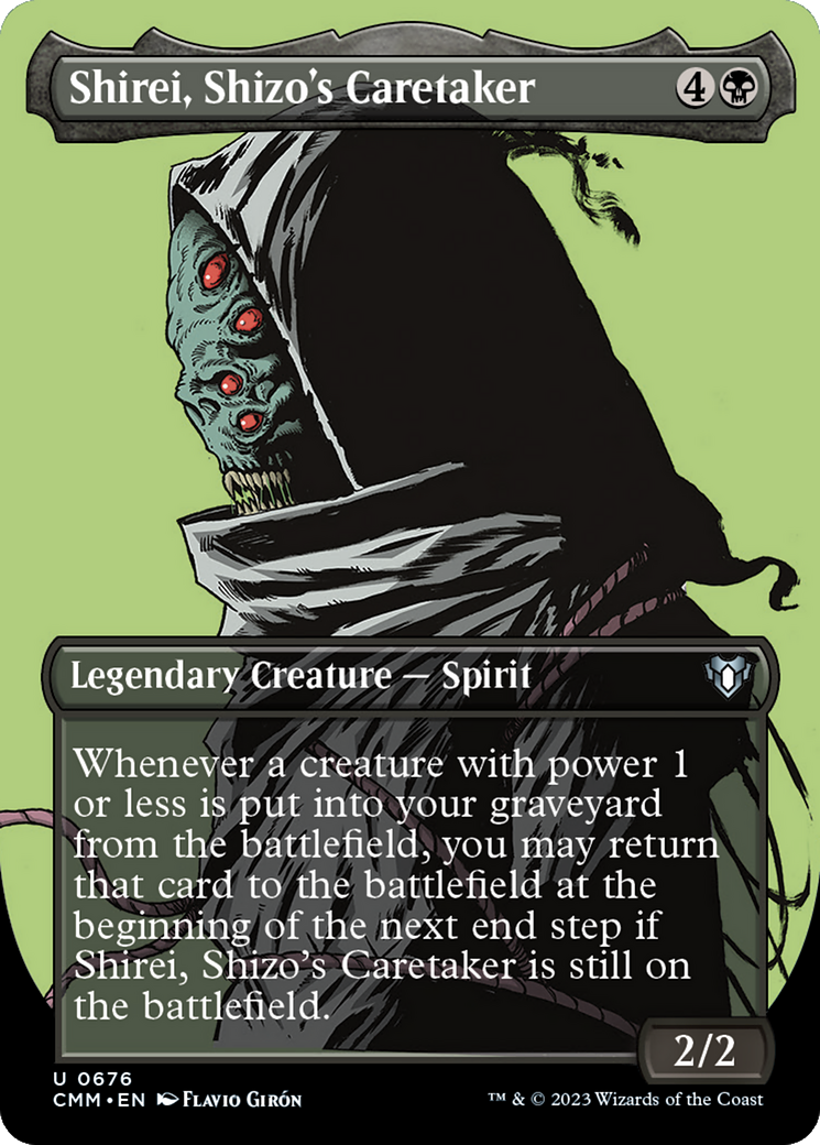 Image of Shirei, Shizo's Caretaker (Borderless) (CMM-676) - Commander Masters (Borderless)