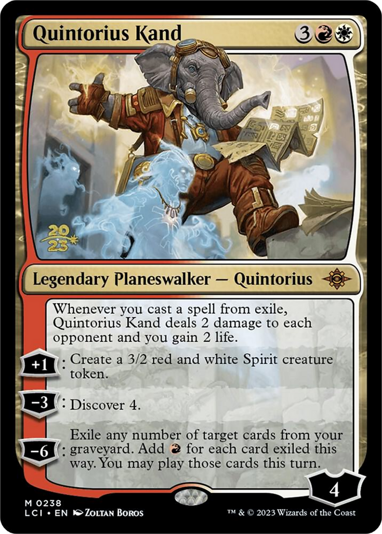 Image of Quintorius Kand (PRE-238) - The Lost Caverns of Ixalan Promos Foil