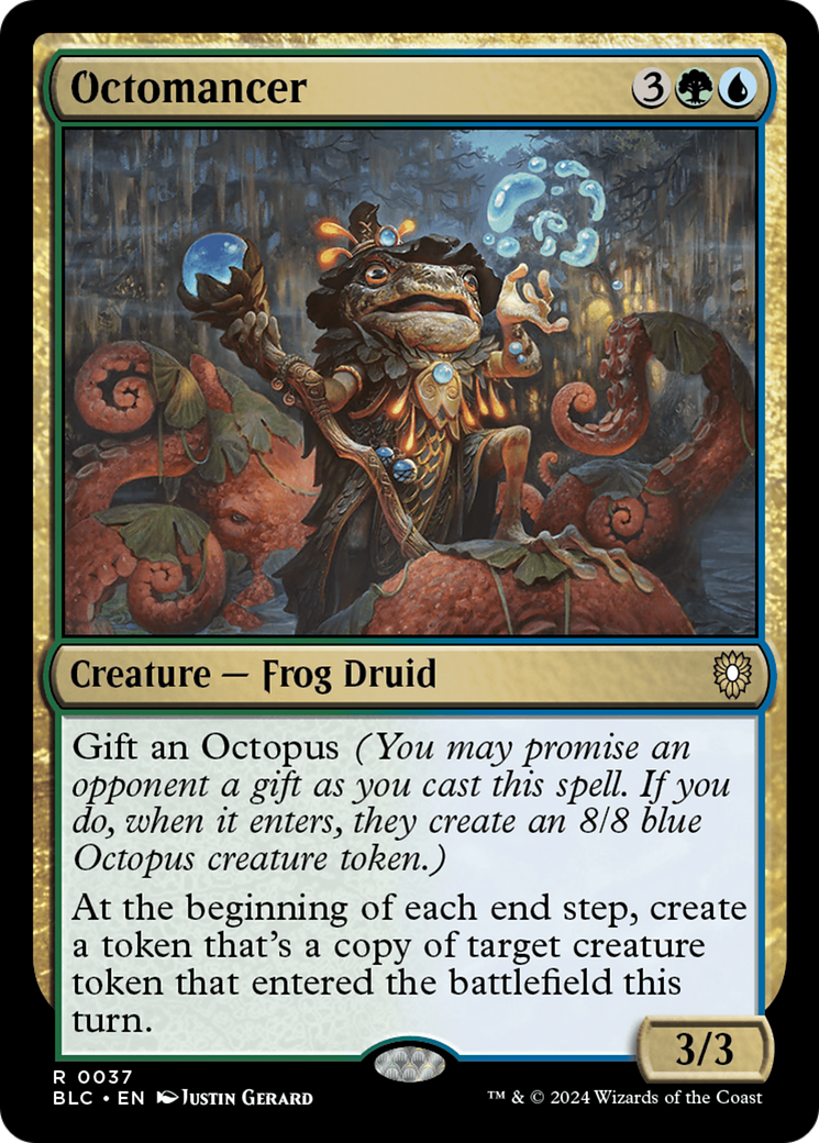 Image of Octomancer (BLC-037) - Bloomburrow Commander