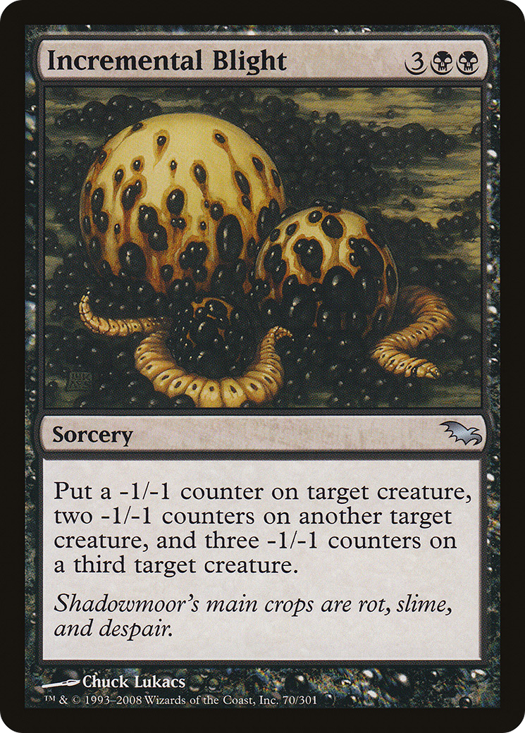 Image of Incremental Blight (SHM-070) - Shadowmoor Foil