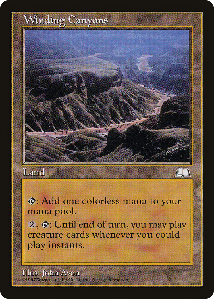 Image of Winding Canyons (WTH-) - Weatherlight