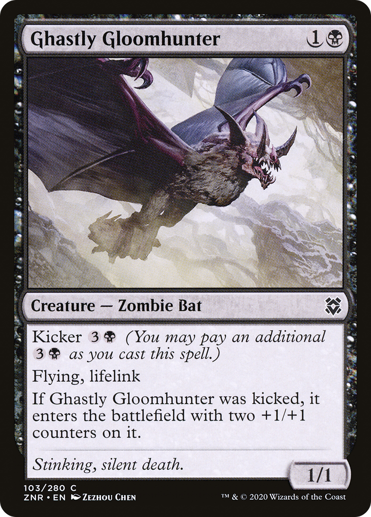 Image of Ghastly Gloomhunter (ZNR-103) - Zendikar Rising Foil
