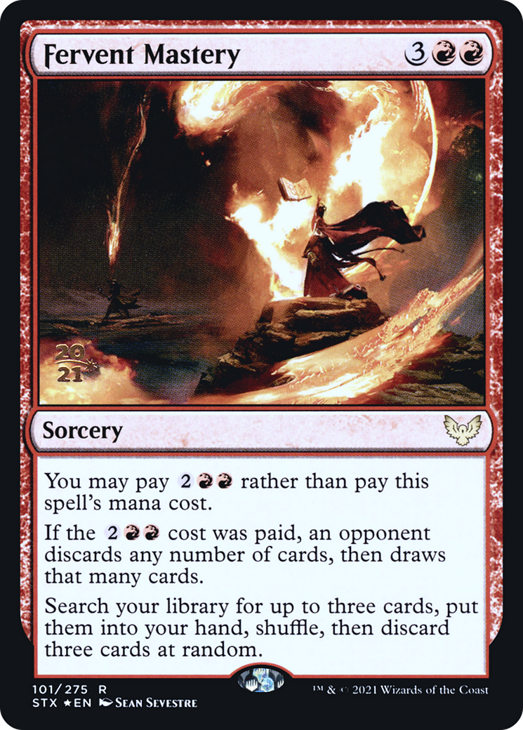 Image of Fervent Mastery (PRE-101) - Strixhaven: School of Mages Promos Foil