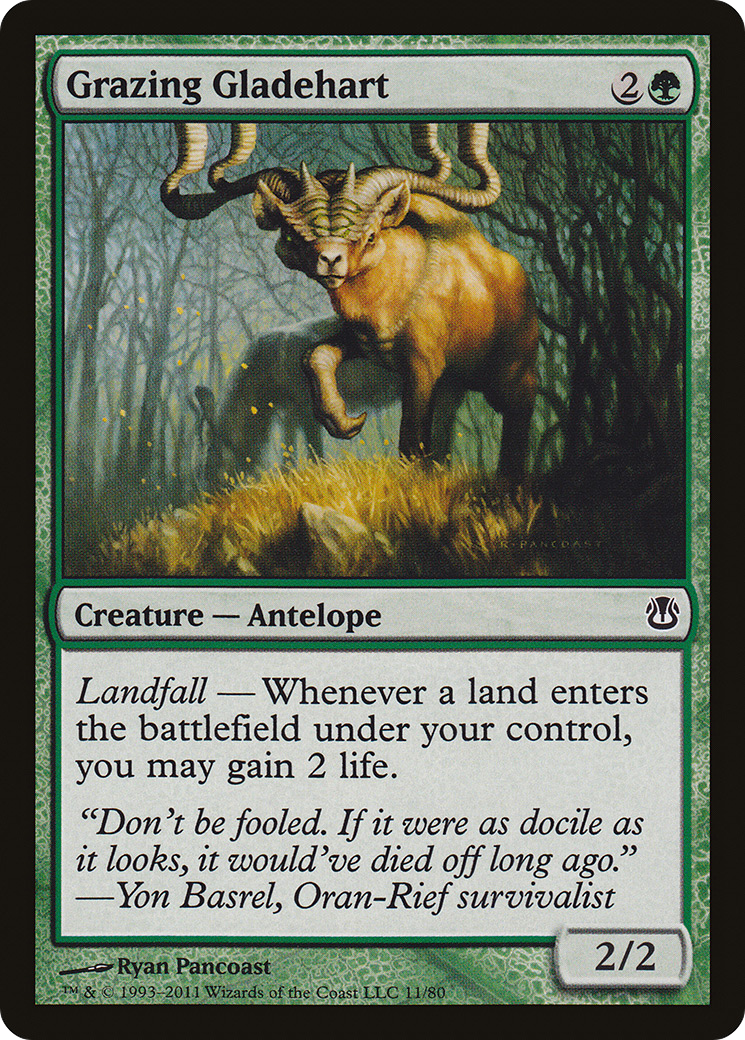 Image of Grazing Gladehart (DDH-011) - Duel Decks: Ajani vs. Nicol Bolas