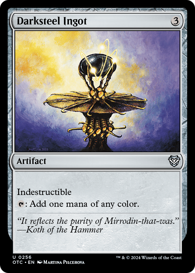 Image of Darksteel Ingot (OTC-256) - Outlaws of Thunder Junction Commander