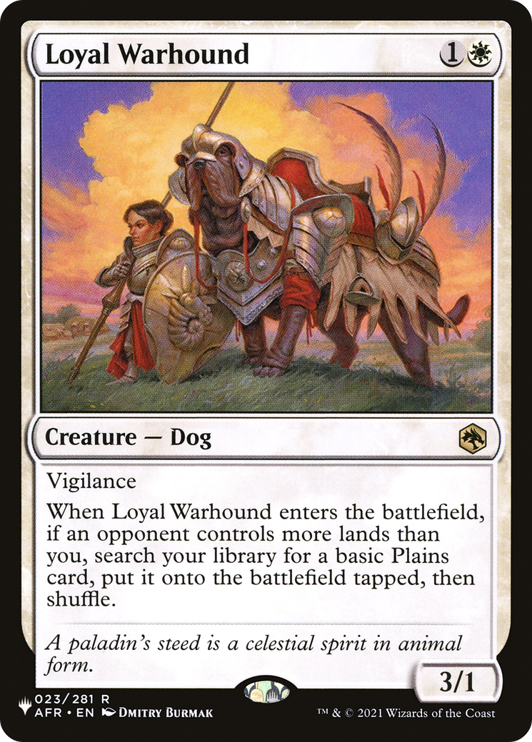 Image of Loyal Warhound (LIST-AFR-23) - The List