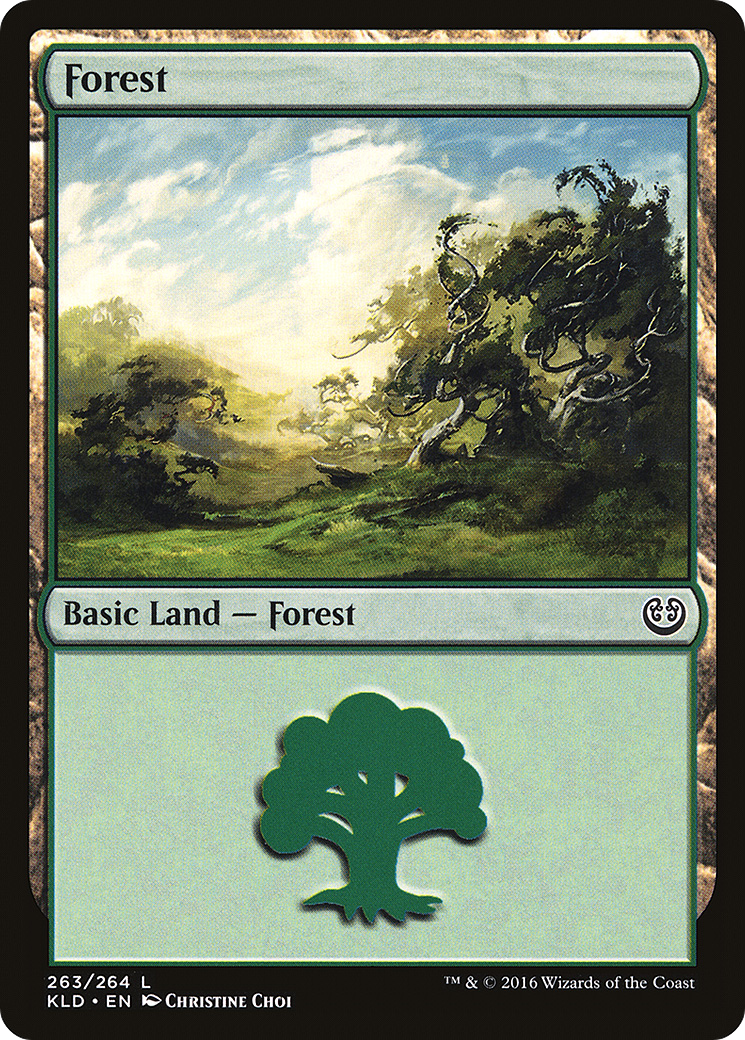 Image of Forest (263) (KLD-263) - Kaladesh Foil