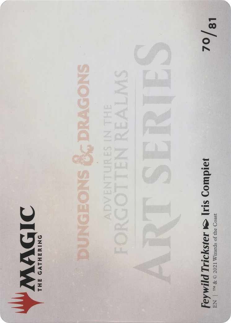 Image of Feywild Trickster // Feywild Trickster (AAFR-070) - Adventures in the Forgotten Realms Art Series (Borderless) Foil
