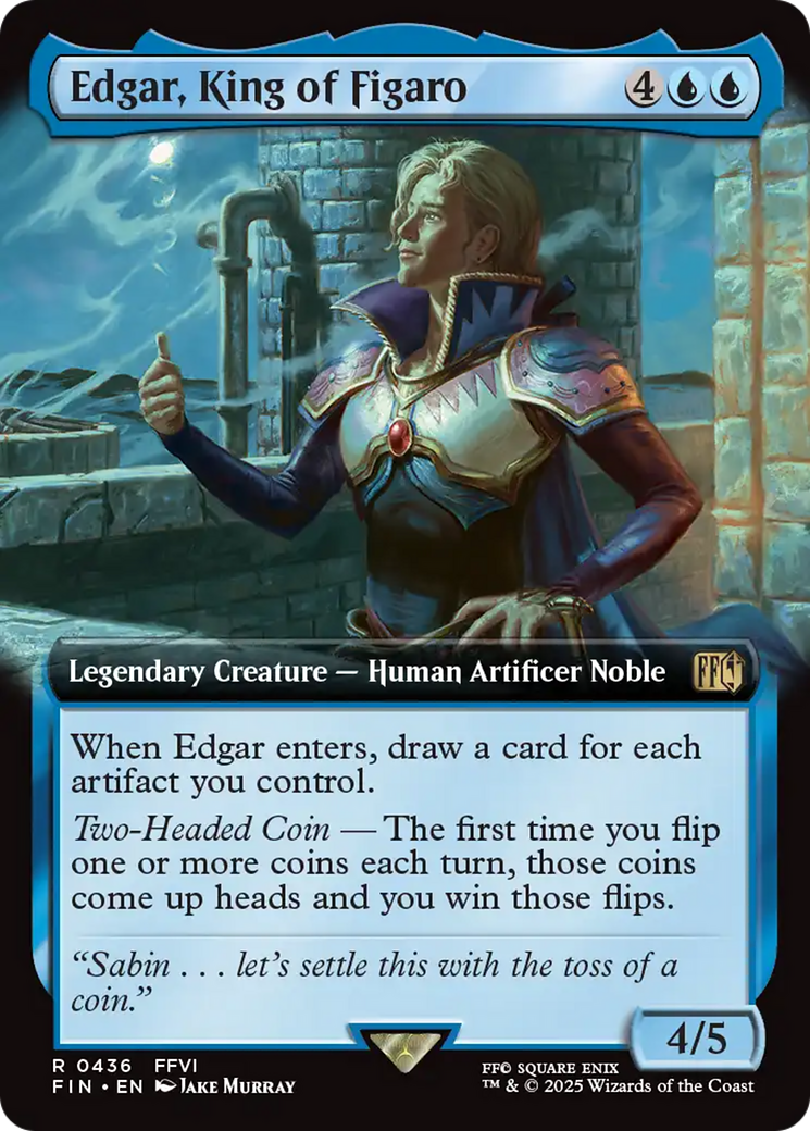 Image of Edgar, King of Figaro (Extended Art) (FIN-436) - FINAL FANTASY: (Extended Art)