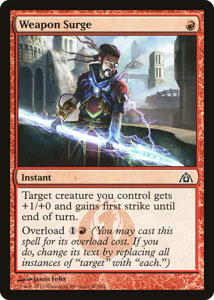Image of Weapon Surge (DGM-040) - Dragon's Maze Foil