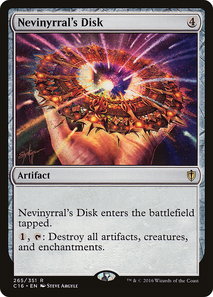 Image of Nevinyrral's Disk (C16-265) - Commander 2016