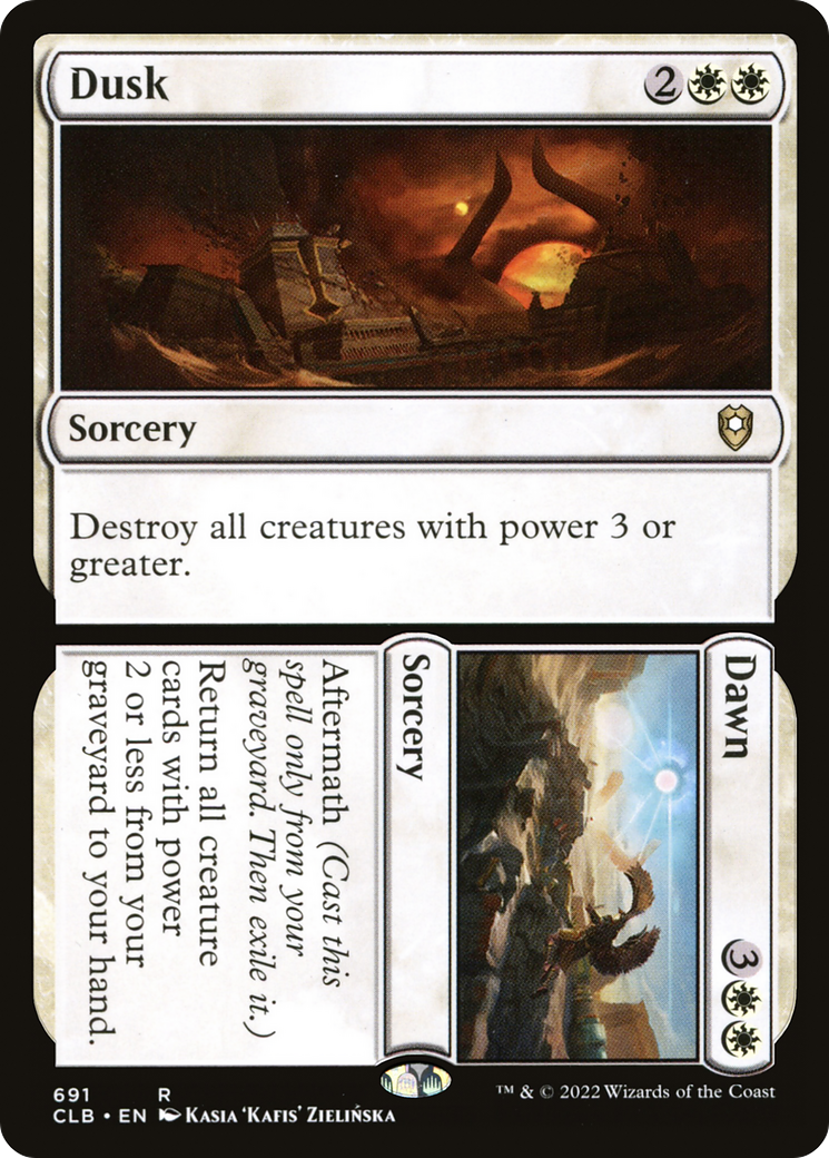 Image of Dusk // Dawn (CLB-691) - Commander Legends: Battle for Baldur's Gate