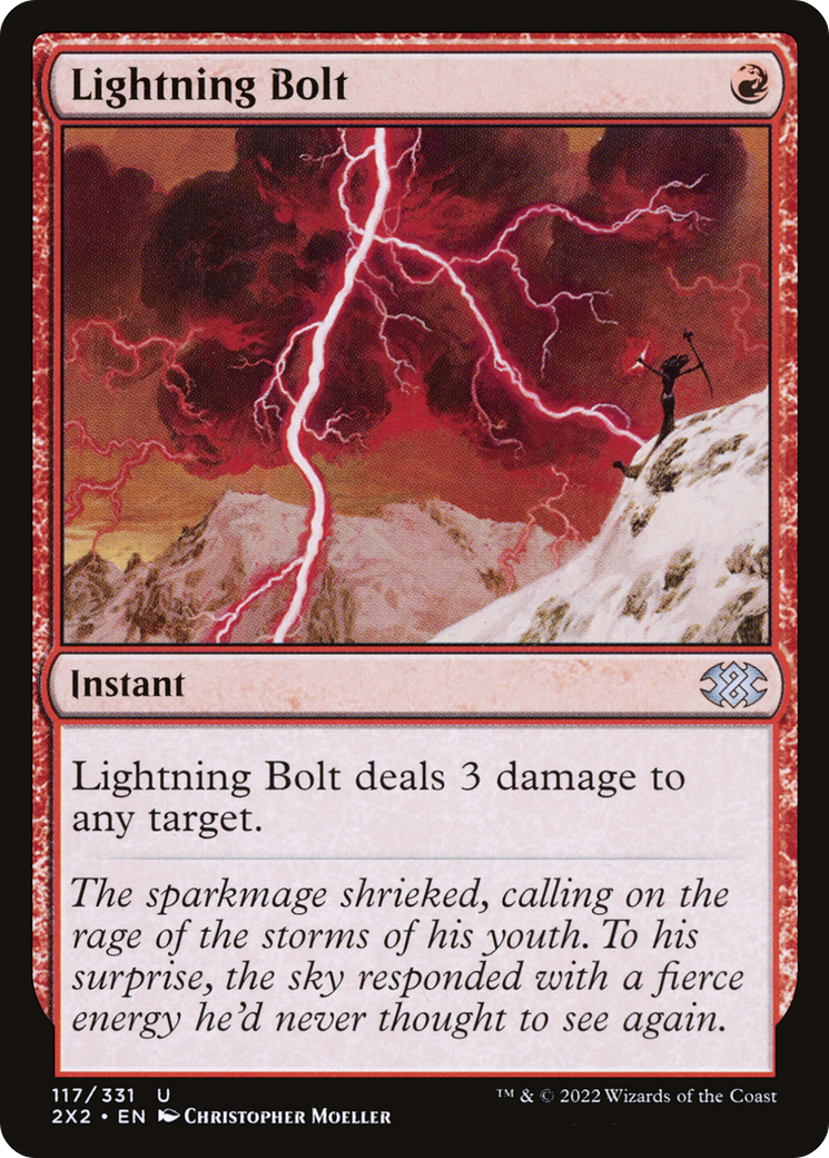 Image of Lightning Bolt (2X2-117) - Double Masters 2022