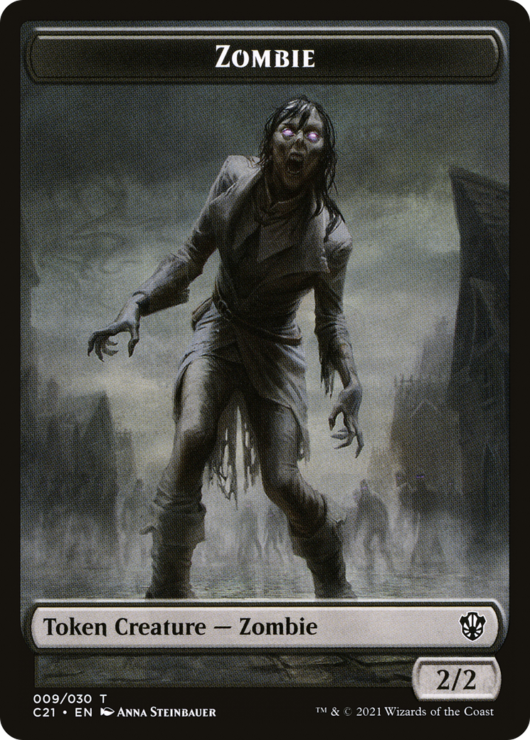 Image of Zombie (TC21-009) - Commander 2021 Tokens