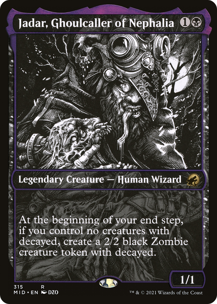 Image of Jadar, Ghoulcaller of Nephalia (Showcase) (MID-315) - Innistrad: Midnight Hunt: (Showcase)