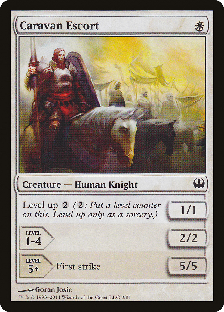 Image of Caravan Escort (DDG-002) - Duel Decks: Knights vs. Dragons