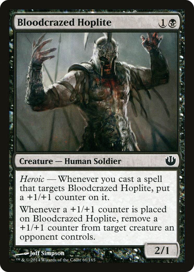 Image of Bloodcrazed Hoplite (JOU-061) - Journey into Nyx