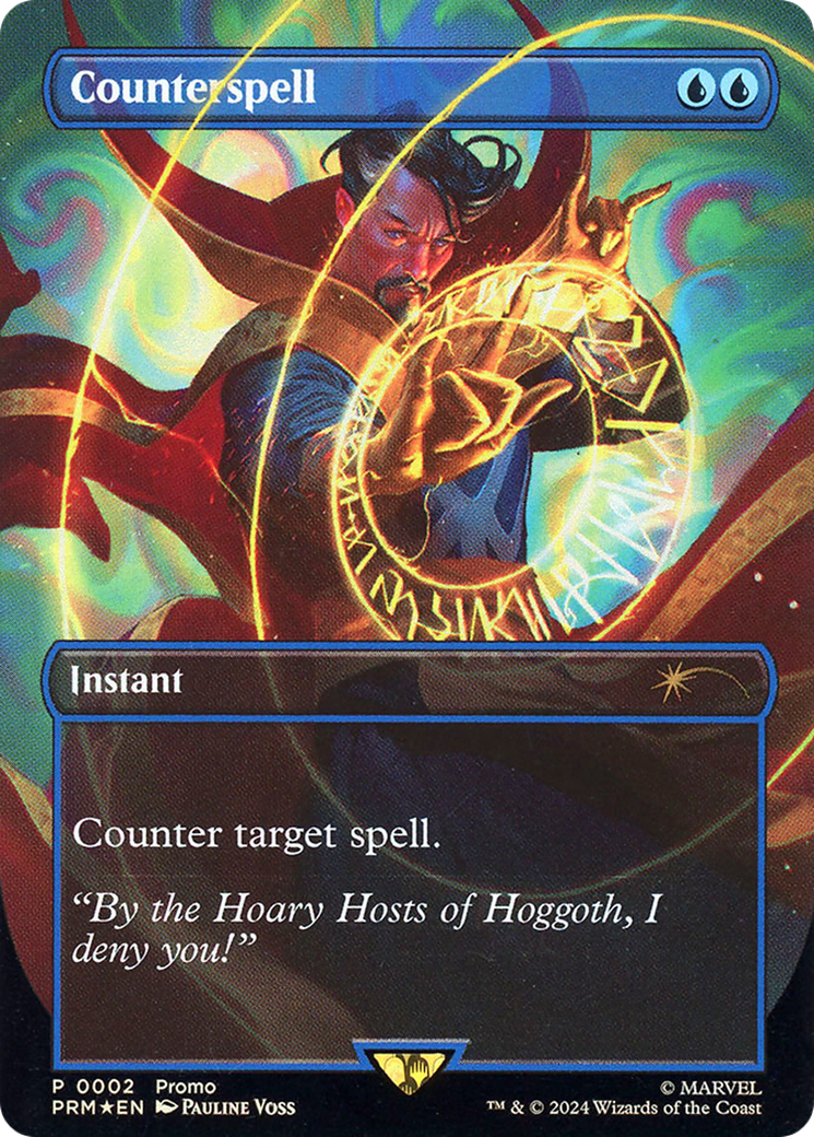 Image of Counterspell (SLD-002) - URL/Convention Promos (Borderless) Foil