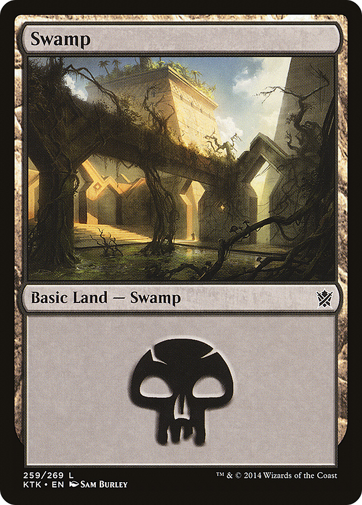 Image of Swamp (259) (KTK-259) - Khans of Tarkir Foil