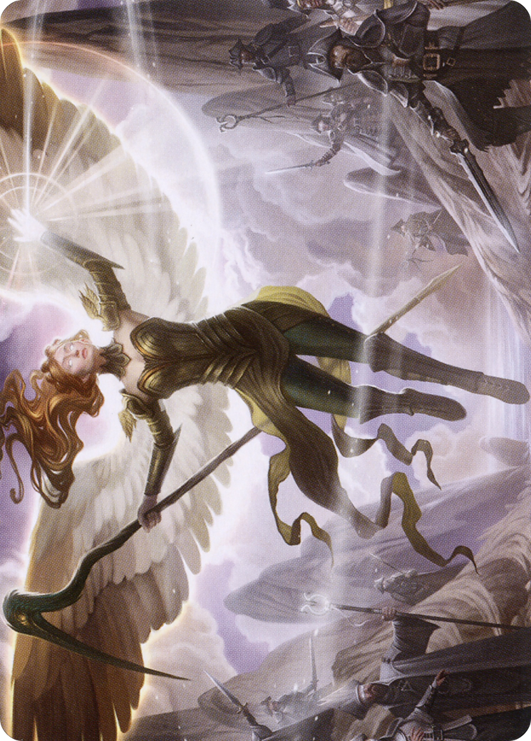 Image of Sigarda's Splendor // Sigarda's Splendor (AMID-019) - Midnight Hunt Art Series (Borderless)