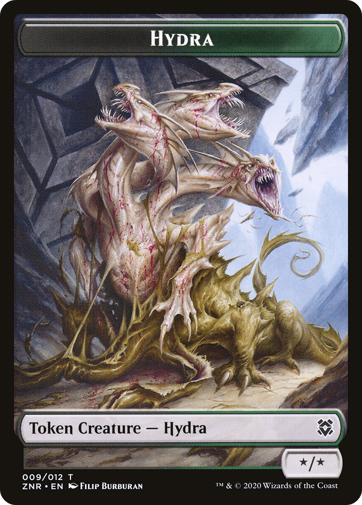 Image of Hydra (TZNR-009) - Zendikar Rising Tokens