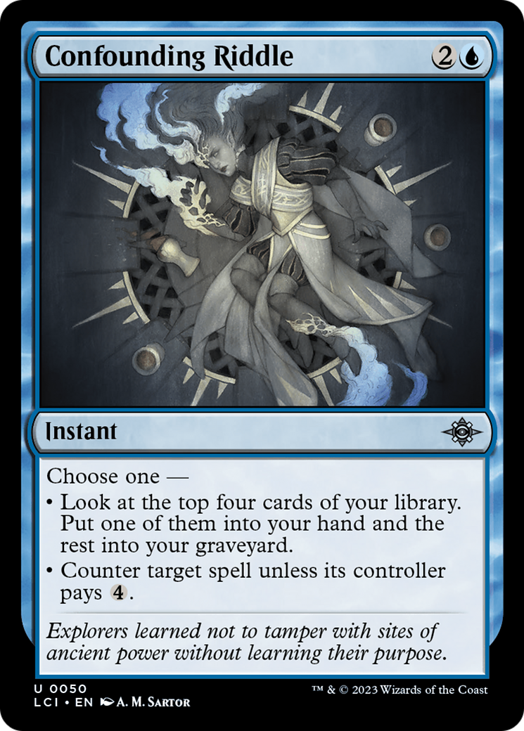 Image of Confounding Riddle (LCI-050) - The Lost Caverns of Ixalan
