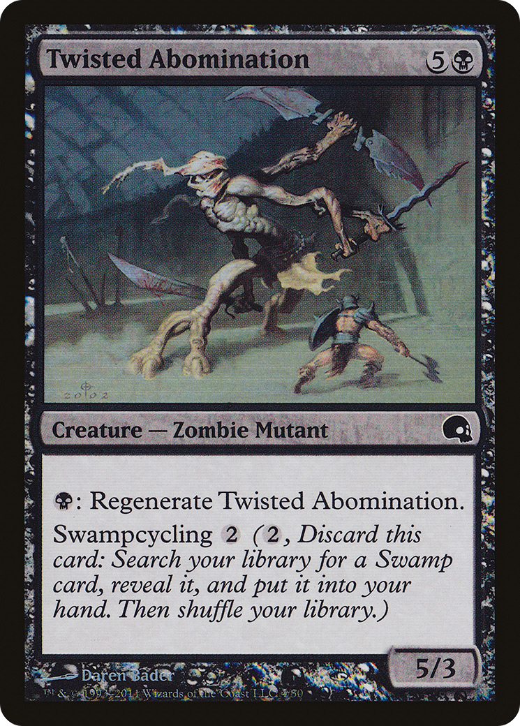 Image of Twisted Abomination (GRV-004) - Premium Deck Series: Graveborn Foil
