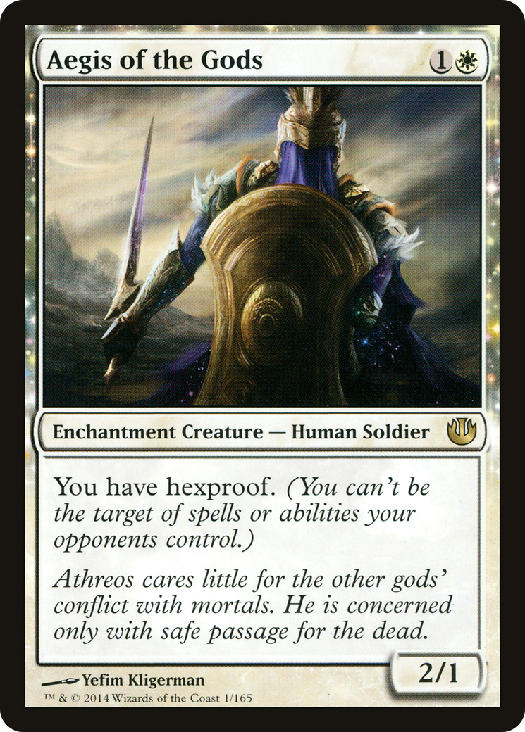 Image of Aegis of the Gods (JOU-001) - Journey into Nyx: (enchantment) Foil