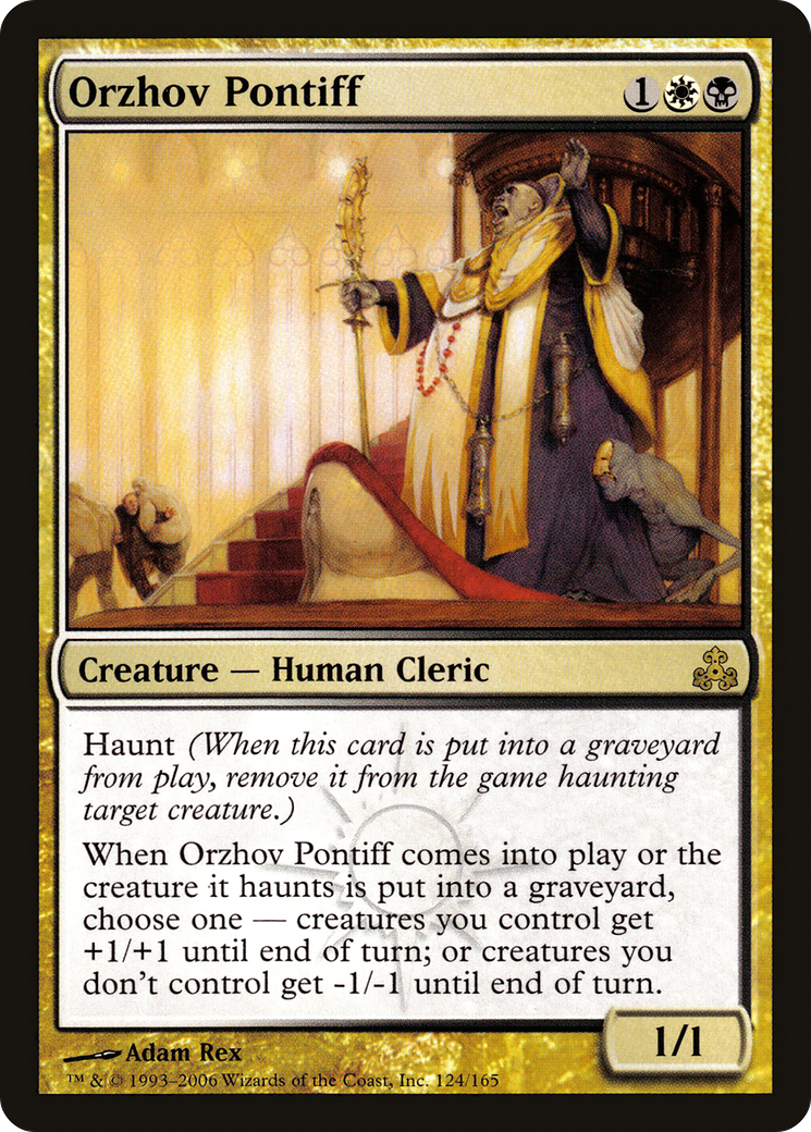 Image of Orzhov Pontiff (GPT-124) - Guildpact Foil