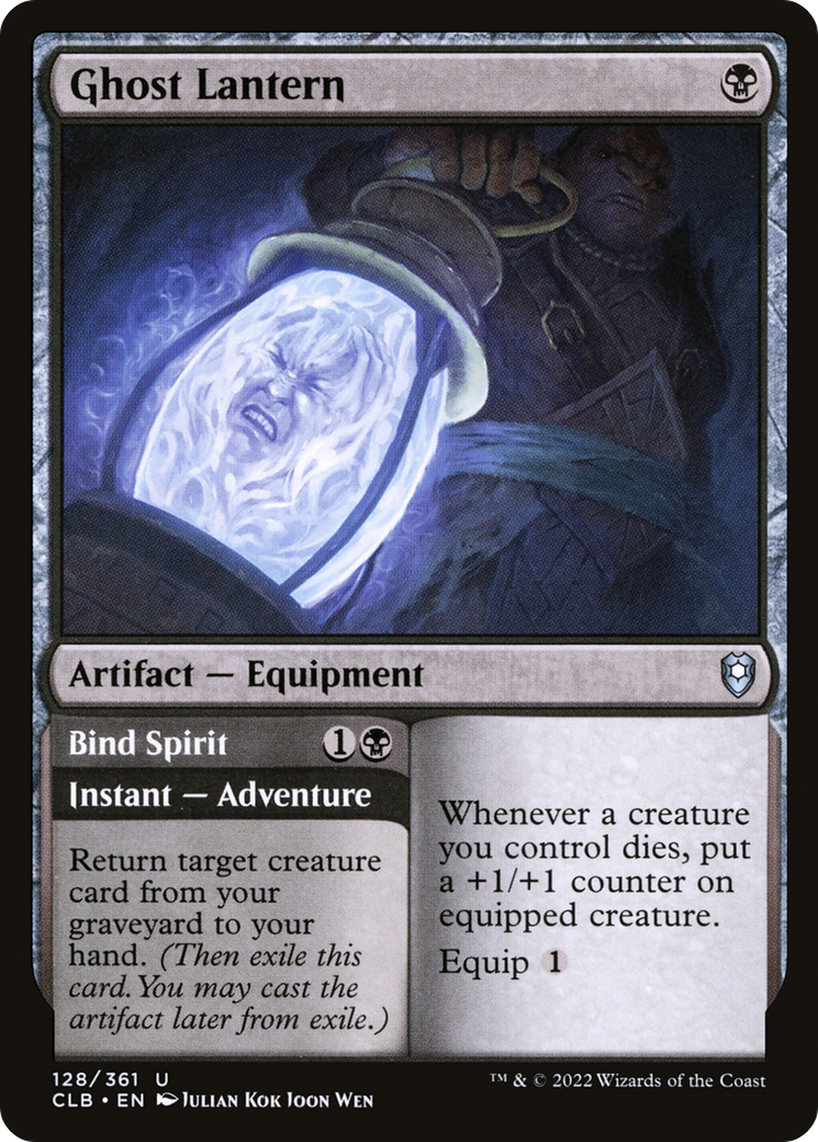 Image of Ghost Lantern (CLB-128) - Commander Legends: Battle for Baldur's Gate Foil