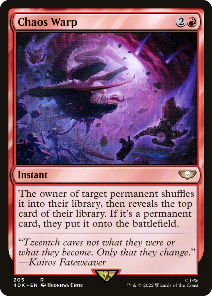 Image of Chaos Warp (40K-205) - Warhammer 40,000 Commander