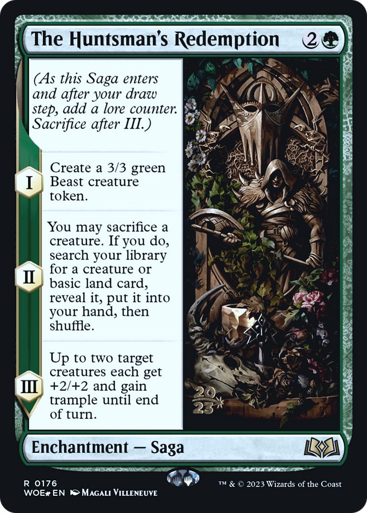 Image of The Huntsman's Redemption (PRE-176) - Wilds of Eldraine Promos Foil