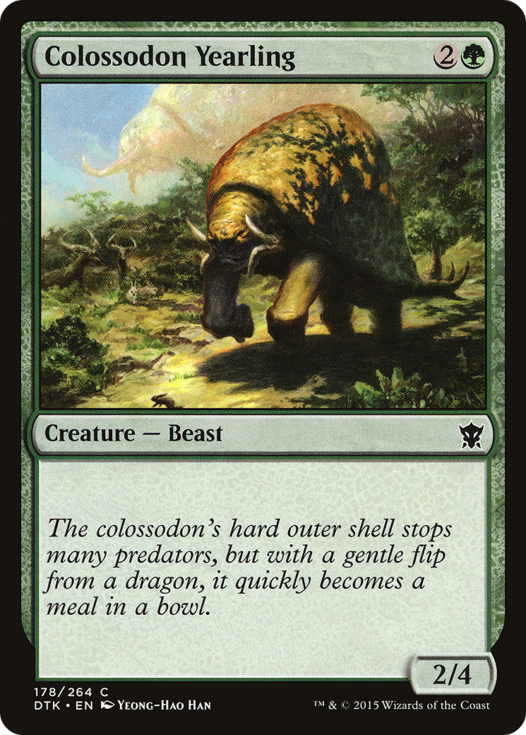 Image of Colossodon Yearling (DTK-178) - Dragons of Tarkir Foil