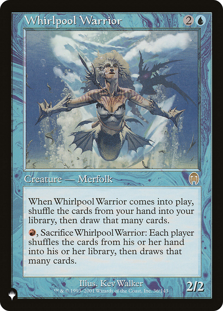 Image of Whirlpool Warrior (LIST-36/143) - The List