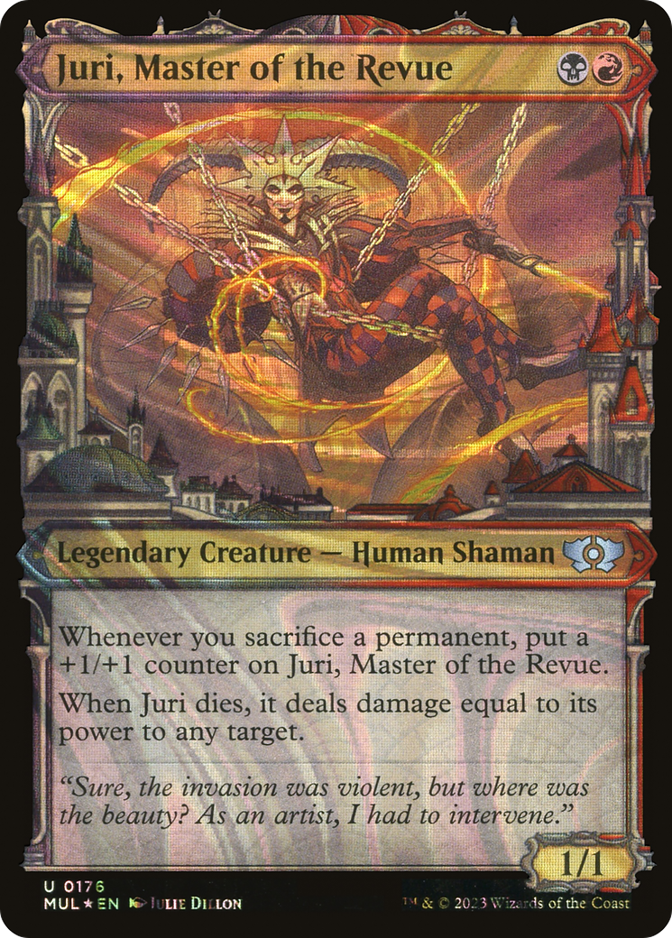 Image of Juri, Master of the Revue (Halo Foil) (MUL-176) - Multiverse Legends: (Showcase) Foil
