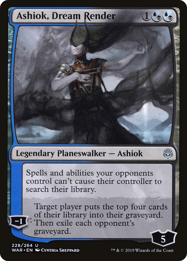 Image of Ashiok, Dream Render (WAR-228) - War of the Spark Foil