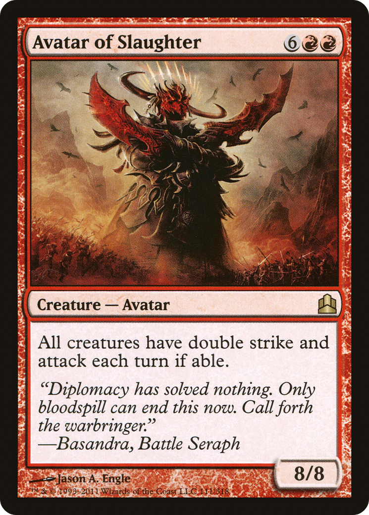 Image of Avatar of Slaughter (CMD-111) - Commander 2011