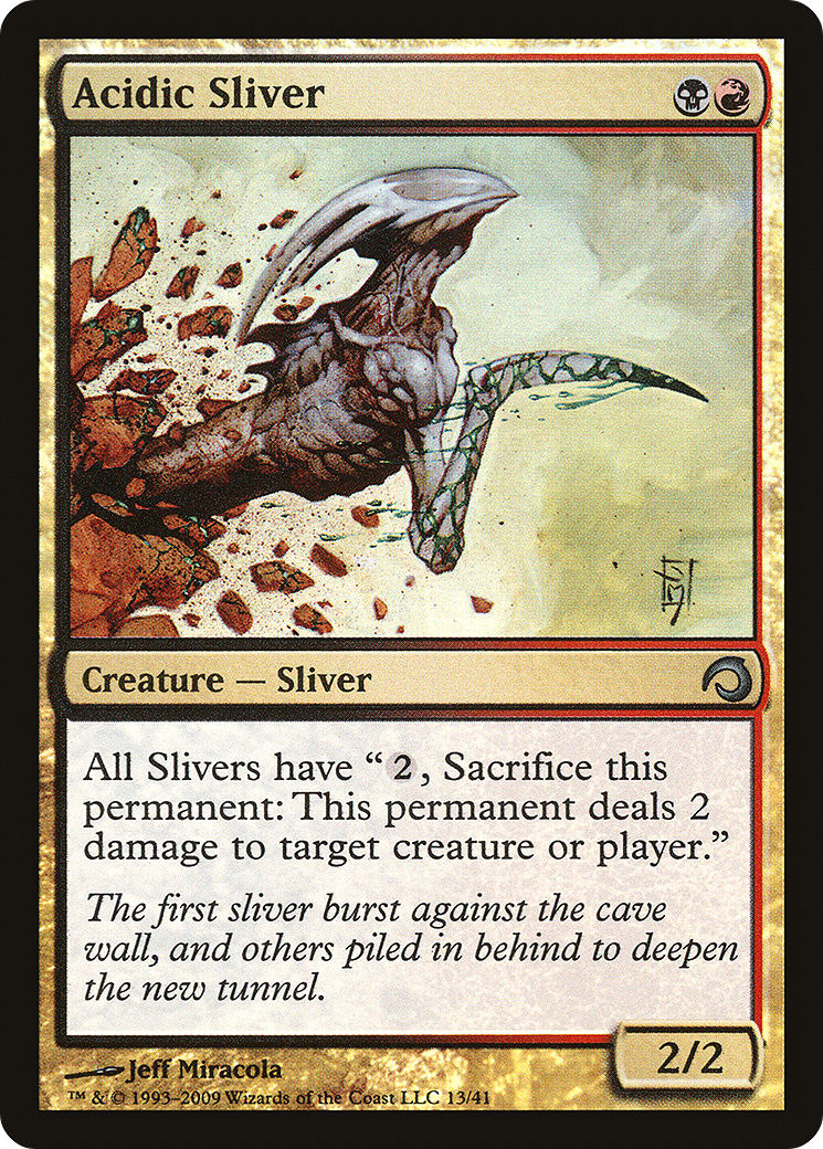Image of Acidic Sliver (PDS-013) - Premium Deck Series: Slivers Foil
